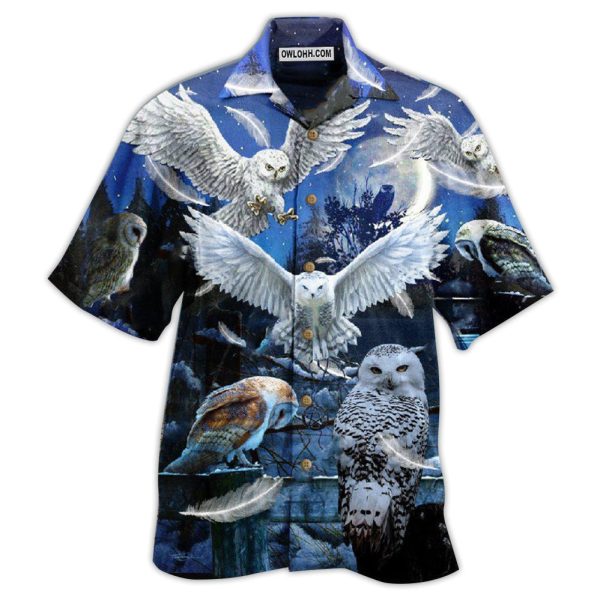 Owl Sing At Silent Night Cool Style - Hawaiian Shirt Jezsport.com