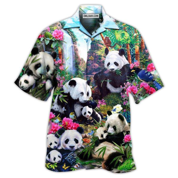 Panda Keep Calm And Hug A Panda - Hawaiian Shirt Jezsport.com