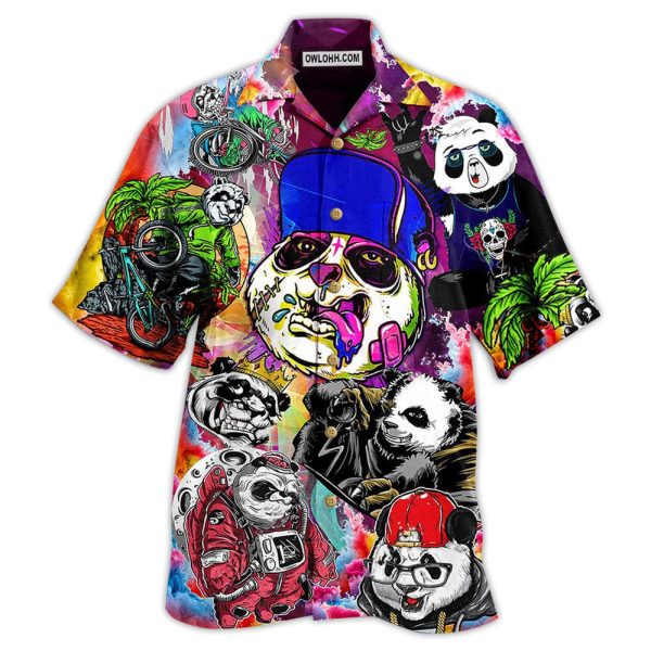 Panda Love Animals - Hawaiian Shirt Jezsport.com