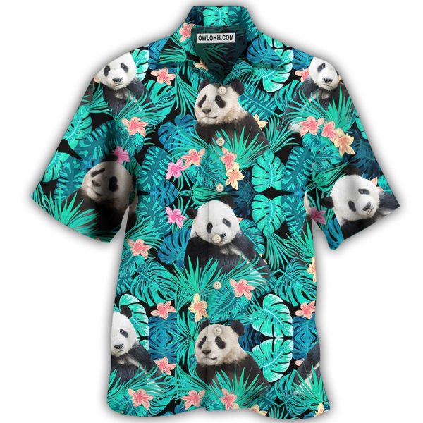 Panda Tropical Summer - Hawaiian Shirt Jezsport.com