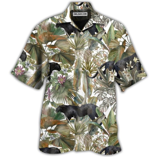 Panther Tropical Leaf - Hawaiian Shirt Jezsport.com