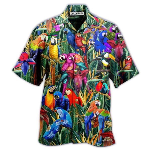 Parrot Amazing Tropical - Hawaiian Shirt Jezsport.com