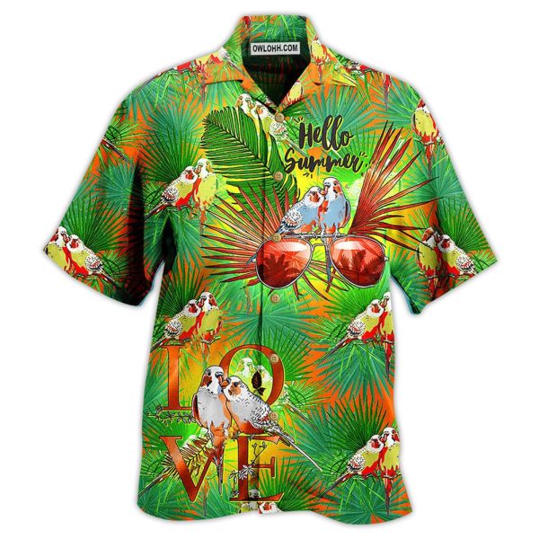 Parrot Hello Summer Style - Hawaiian Shirt Jezsport.com