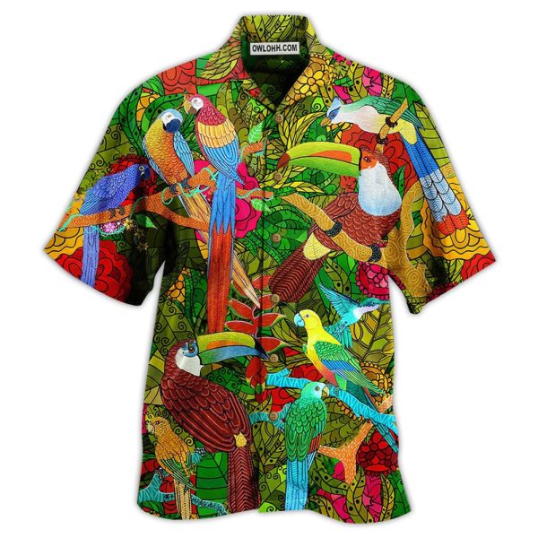 Parrot Love Human Love Sky - Hawaiian Shirt Jezsport.com