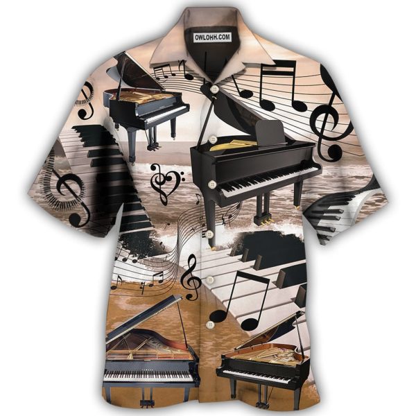 Piano Is My Life Style - Hawaiian Shirt Jezsport.com