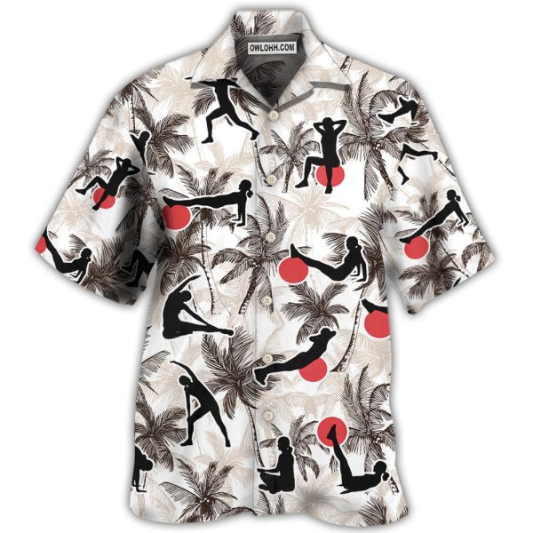 Pilates Tropical Tree - Hawaiian Shirt Jezsport.com