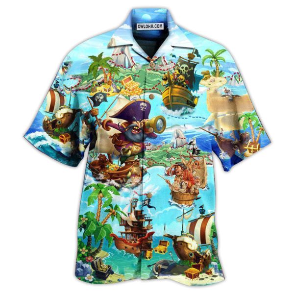 Pirate It Is Time Of Treasure Hunting - Hawaiian Shirt Jezsport.com