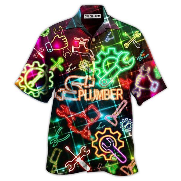 Plumber Amazing Neon - Hawaiian Shirt Jezsport.com