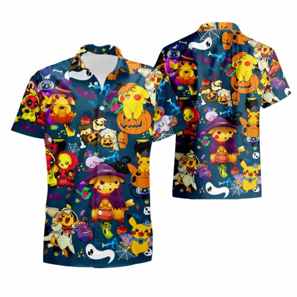 Pokemon hawaiian Shirt summer shirt Jezsport.com