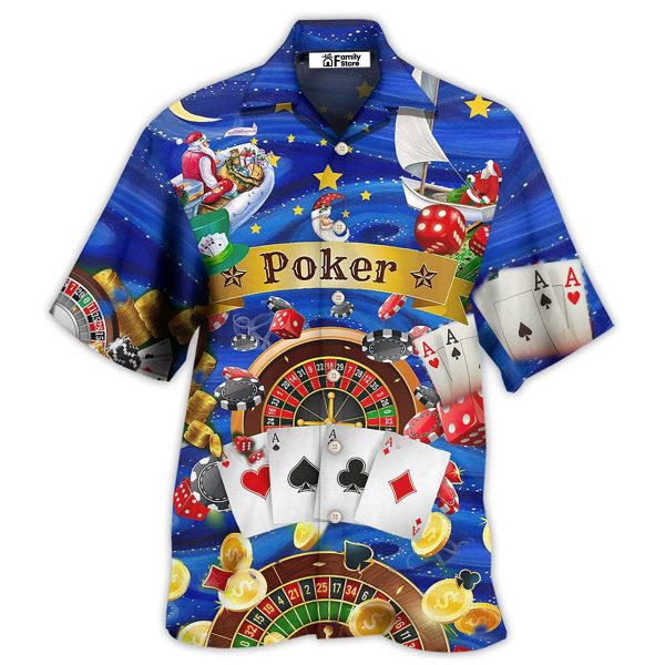 Poker Gambling Born To Play Poker Forced To Work Love Play - Hawaiian Shirt Jezsport.com