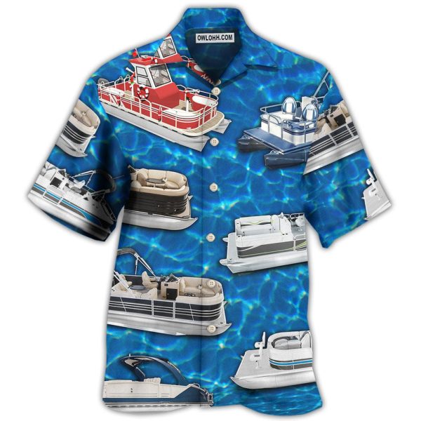 Pontoon Blue Water - Hawaiian Shirt Jezsport.com