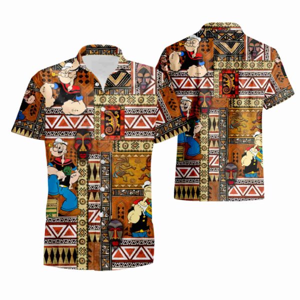 Popeye Hawaiian Shirt 3D T Shirt summer shirt Jezsport.com