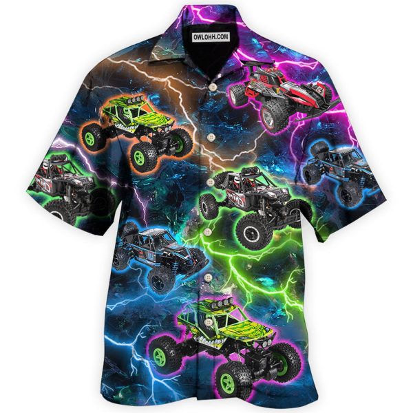 Car Racing Lightning Style - Hawaiian shirt Jezsport.com