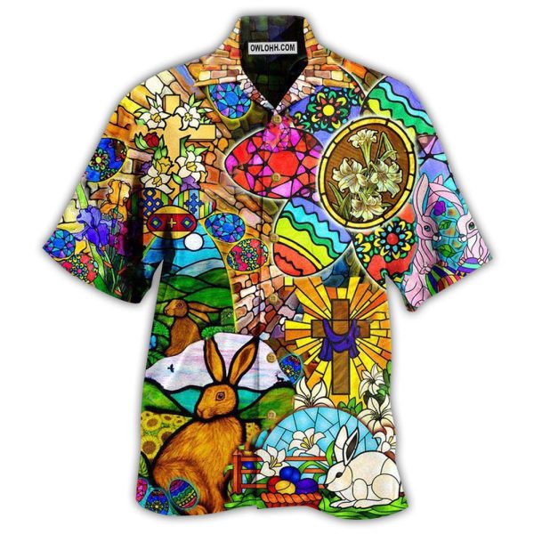 Easter Rabbit Happy - Hawaiian Shirt Jezsport.com