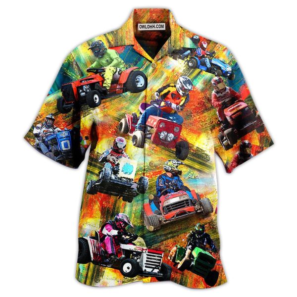 Car Racing Color - Hawaiian Shirt Jezsport.com