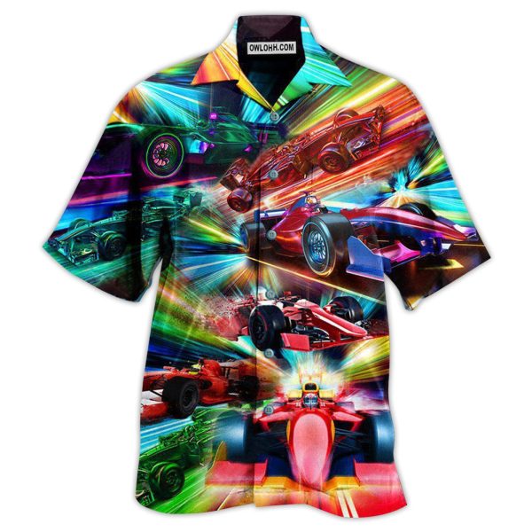 Formula One Car Racing Warning Auto Racing Fast - Hawaiian Shirt Jezsport.com