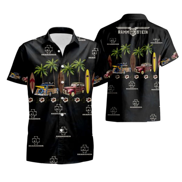 Rammstein Beach Full Printing Hawaiian Shirt summer shirt Jezsport.com