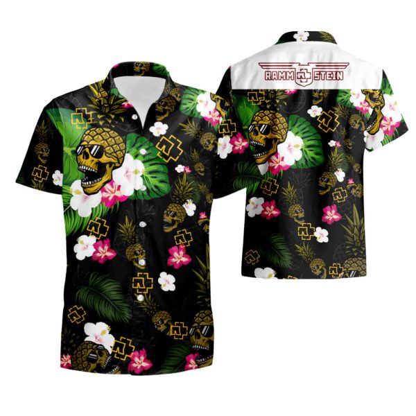 Rammstein Hawaii Hawaiian Shirt Fashion Tourism For Men Women Shirt3325 summer shirt Jezsport.com