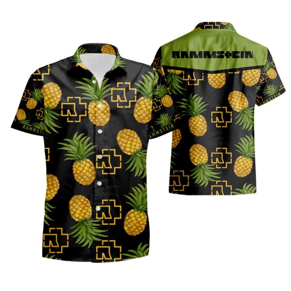 Rammstein Pineapple Hawaiian Shirt summer shirt Jezsport.com