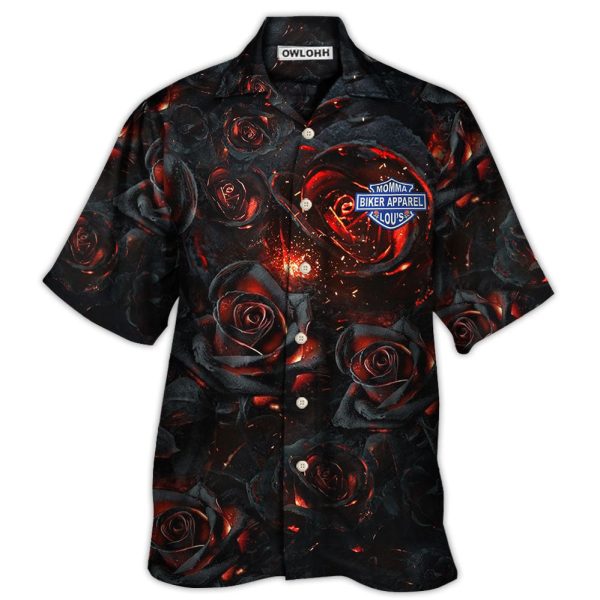 Rose Flowers Life Is Like Burning - Hawaiian Shirt Jezsport.com