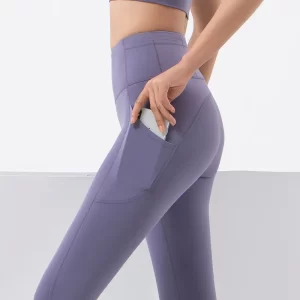 New Women's Tracksuit Yoga Set Fitness Sportswear Stretch Soft Sports Suit Gym Clothes Bra Pocket Leggings Women's Suit