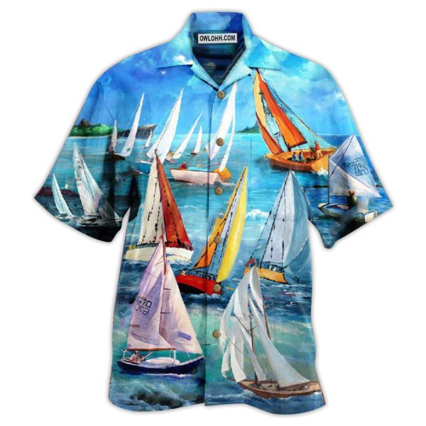 Sailing Raise The Sails To Catch The Wind - Hawaiian Shirt Jezsport.com