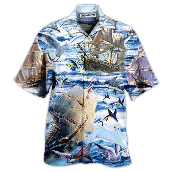 Sailing Far Flying High - Hawaiian Shirt Jezsport.com