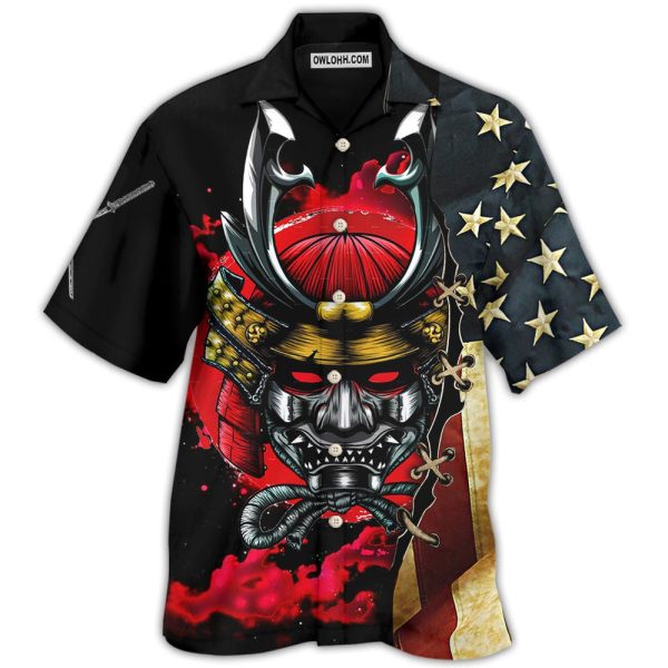 Samurai America Independence Day - Hawaiian Shirt Jezsport.com