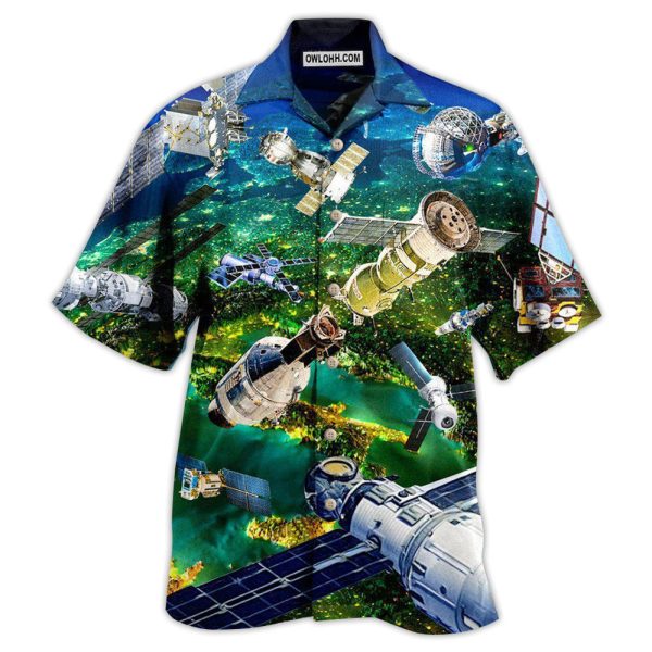 Satellite I Need More Space - Hawaiian Shirt Jezsport.com