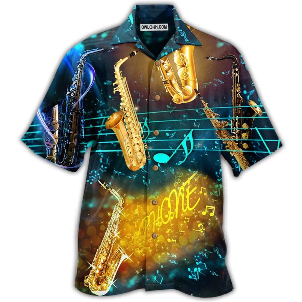 Saxophone Music All Night - Hawaiian Shirt Jezsport.com