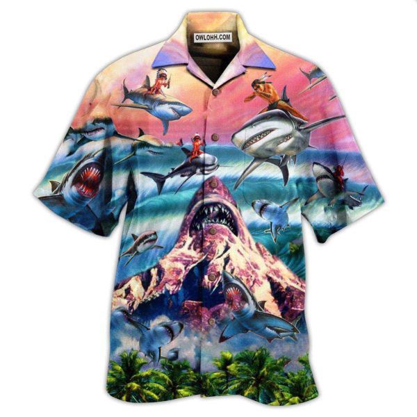 Shark You Still Find Shark - Hawaiian Shirt Jezsport.com