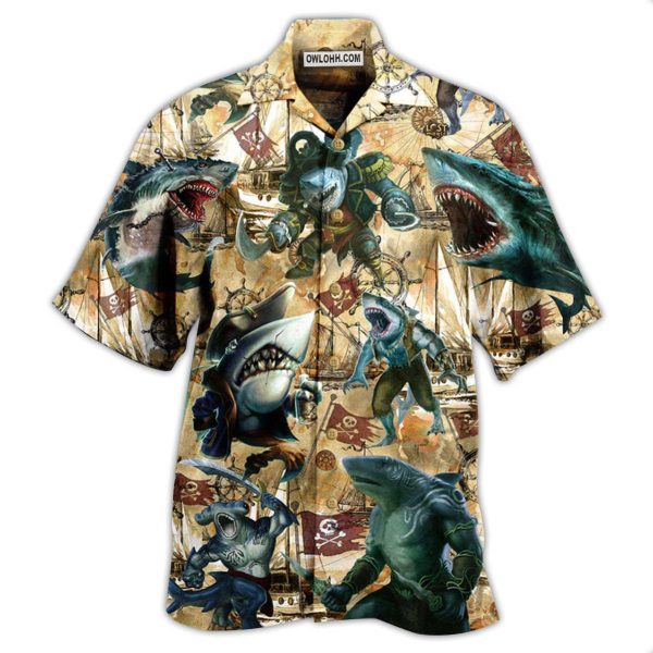 Shark Be Jawsome Be A Shark - Hawaiian Shirt Jezsport.com