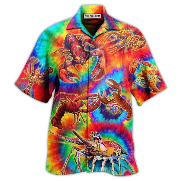 Shrimp Red Love Rainbow - Hawaiian Shirt Jezsport.com