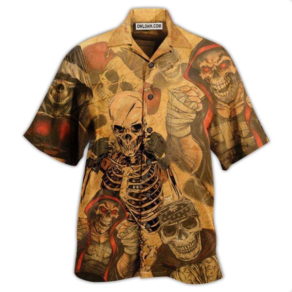 Skull Amazing Boxe - Hawaiian Shirt Jezsport.com