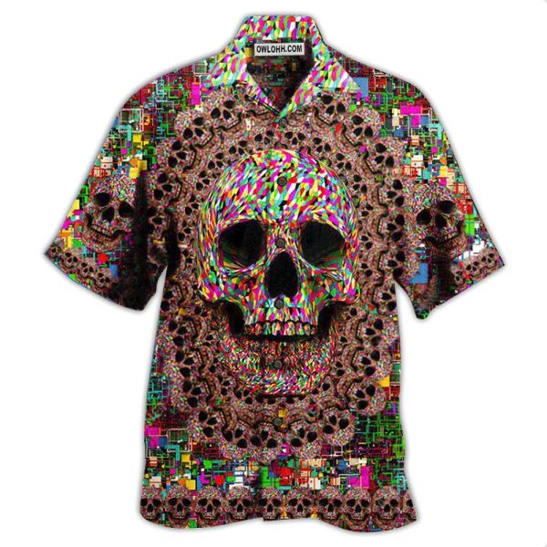 Skull Amazing Smiling - Hawaiian Shirt Jezsport.com