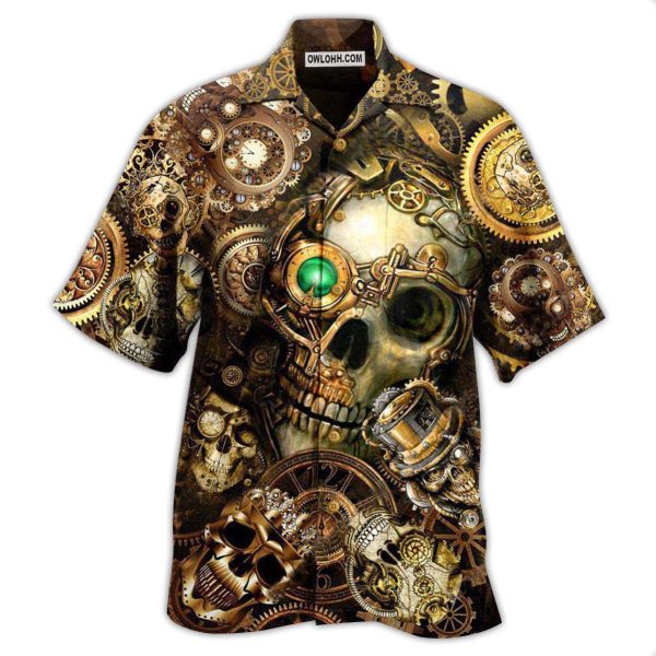 Skull Amazing Steampunk - Hawaiian Shirt Jezsport.com