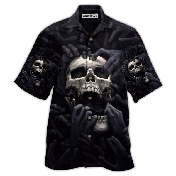 Skull Love Darkness - Hawaiian Shirt Jezsport.com