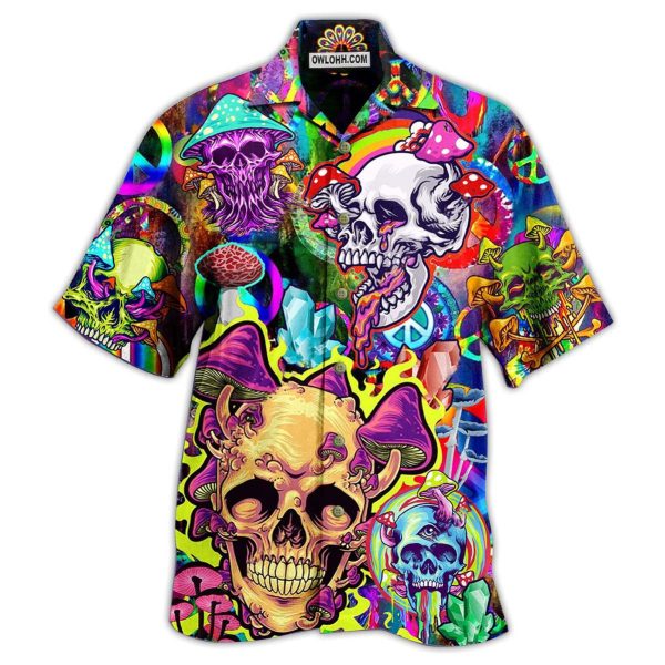 Skull Rainbow Smile - Hawaiian Shirt Jezsport.com