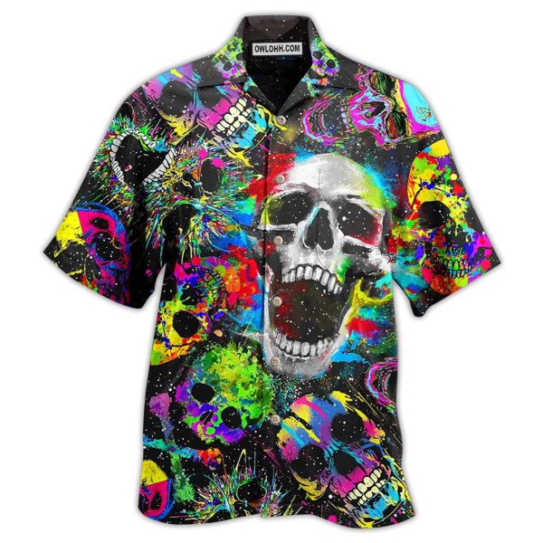 Skull Scare Cool Style - Hawaiian Shirt Jezsport.com