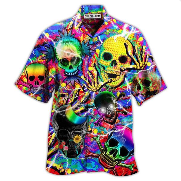 Skull Sweet Skull Say Hi - Hawaiian Shirt Jezsport.com