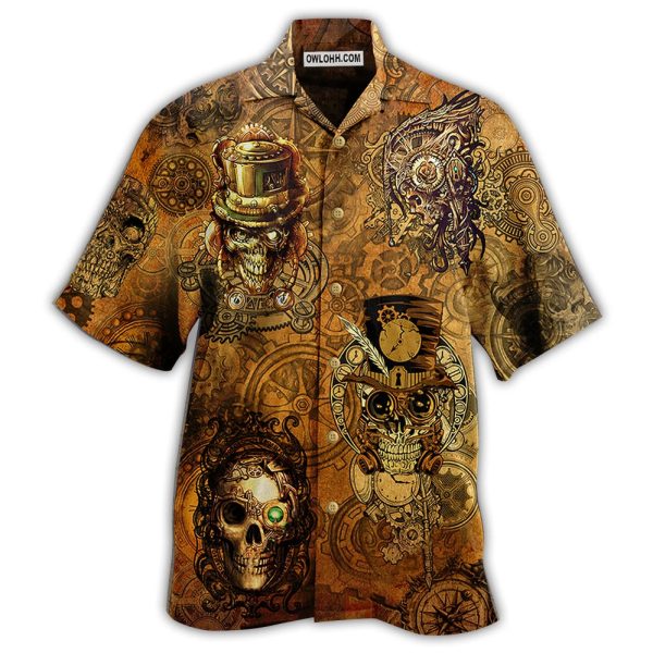 Skull Vintage Cool - Hawaiian Shirt Jezsport.com