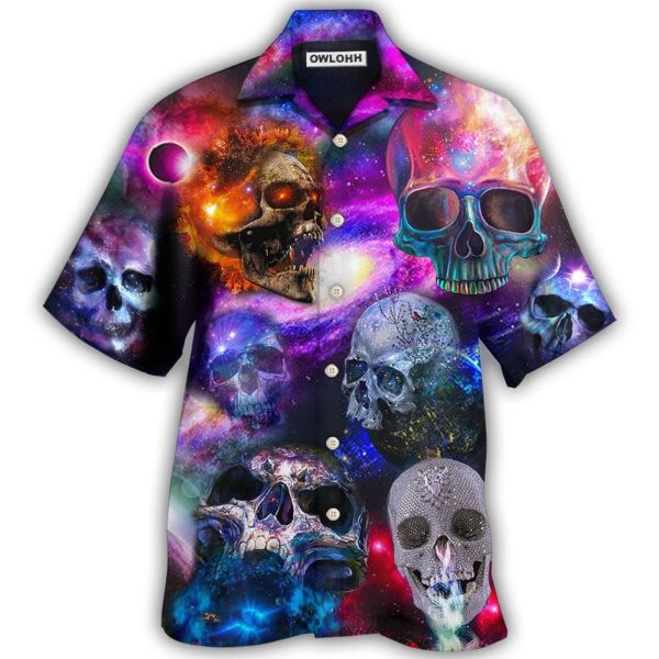 Skull So Amazing Galaxy Style - Hawaiian Shirt Jezsport.com