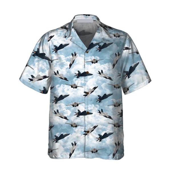 Sky Aircraft Hawaiian Shirt, Airplane Aloha Shirt, Aviation Shirt For Men Jezsport.com