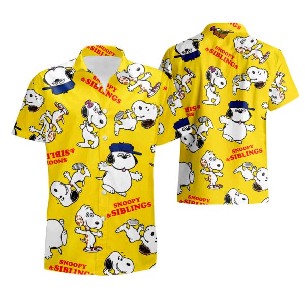 Snoopy And Siblings Hawaiian Shirt summer shirt Jezsport.com