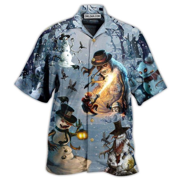 Snowman Evil Cool Style - Hawaiian Shirt Jezsport.com