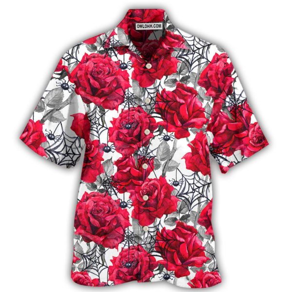 Rose And Spider - Hawaiian Shirt Jezsport.com