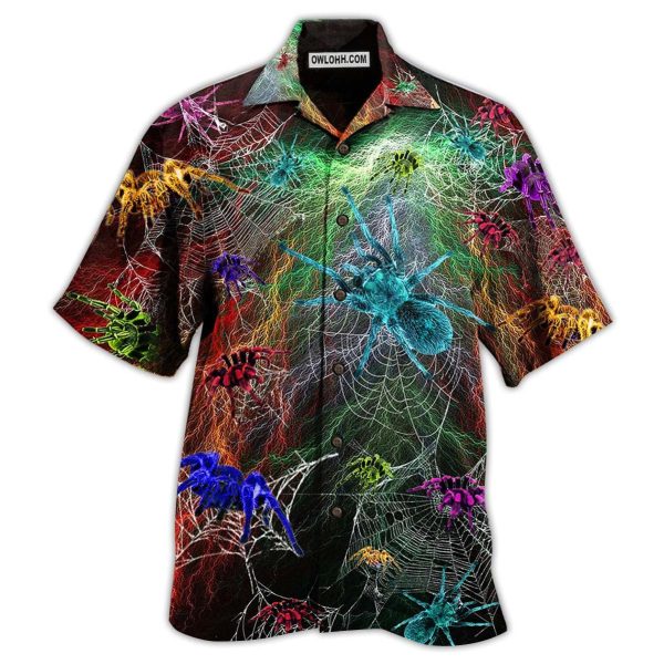 Spider Color Love Animals - Hawaiian Shirt Jezsport.com