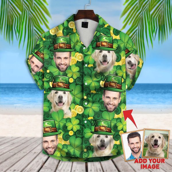 Happy St Patrick Together Short-Sleeve Hawaiian Shirt 1 Jezsport.com