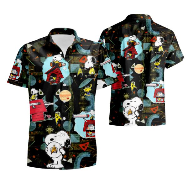 Star Trek Snoopy Hawaiian Shirt 3D T Shirt summer shirt Jezsport.com