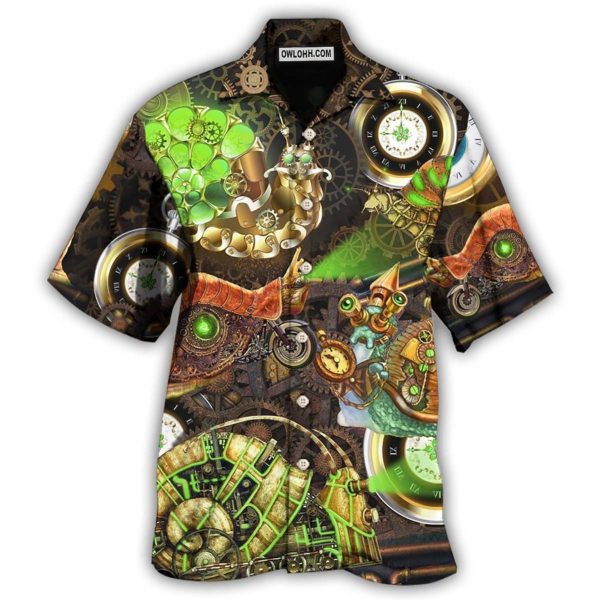 Steampunk Amazing Snail - Hawaiian Shirt Jezsport.com